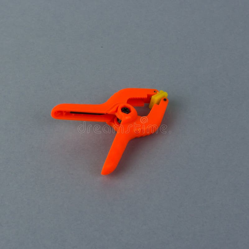 Orange In C Clamp stock image. Image of construction 19409013