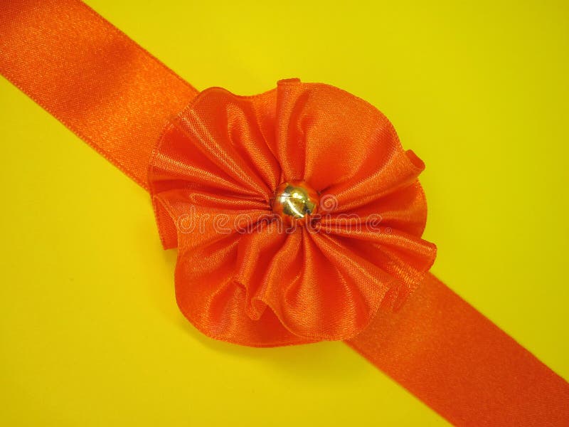 Orange ribbon stock image. Image of macro, textures, pattern 16625537