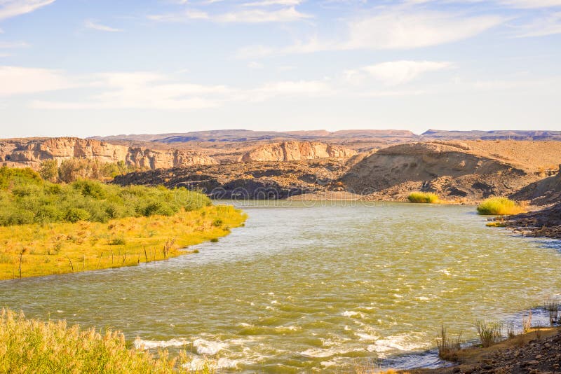 Orange River Namibia and South Africa border