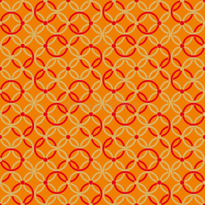 Orange, sandy and red Fabric texture seamless tile background