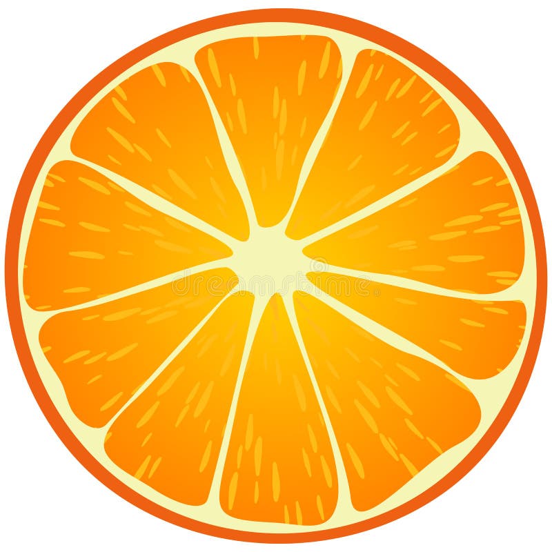 Orange Scheibe