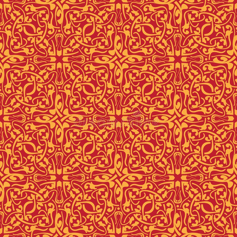 Orange seamless pattern stock vector. Illustration of wallpaper 41410157