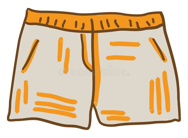 Orange Skirt, Illustration, Vector Stock Vector - Illustration of ...