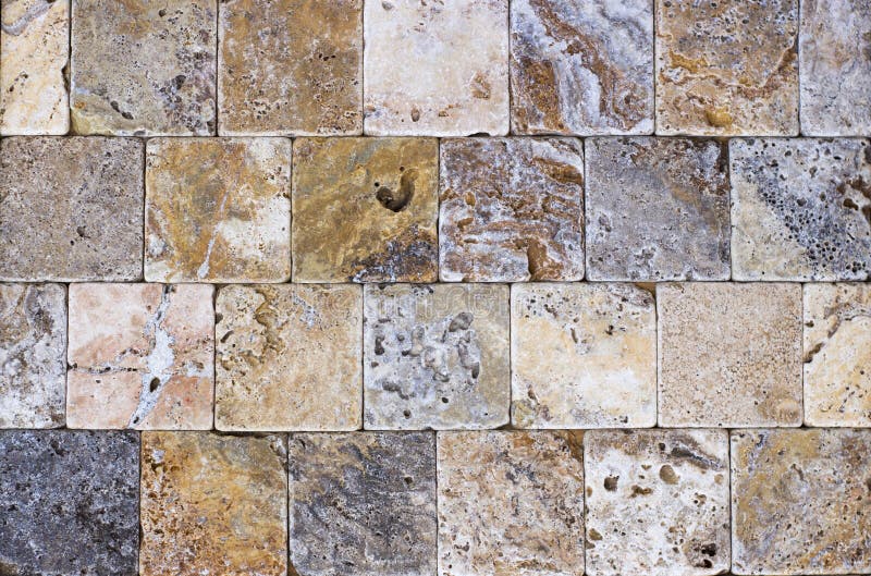 Orange Slate Travertine Finishing Blocks Stock Image Image of natural