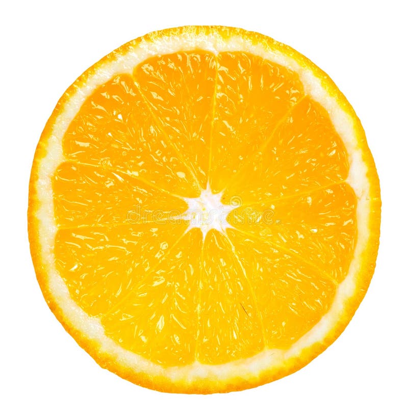 Orange slice. Fresh juicy slice of orange Orange slice. Fresh juicy slice of orange