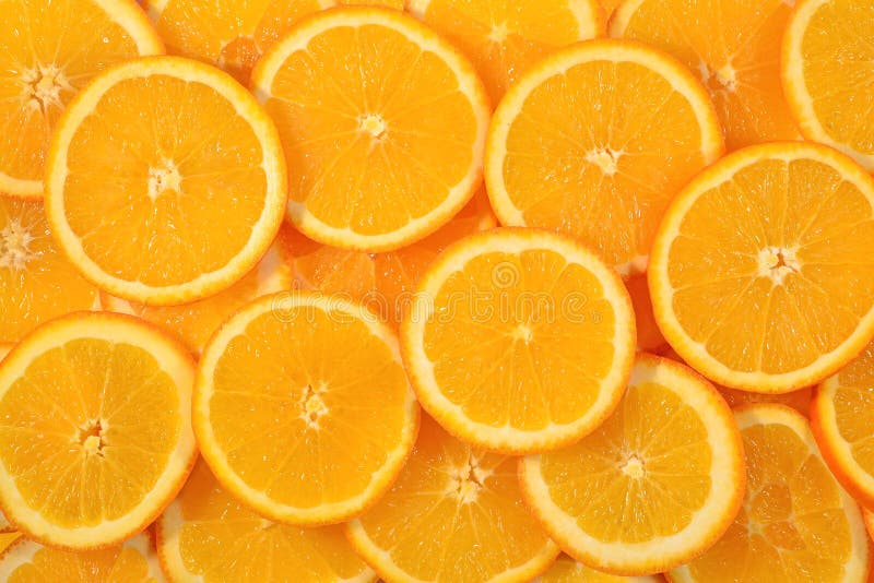 Orange slices background