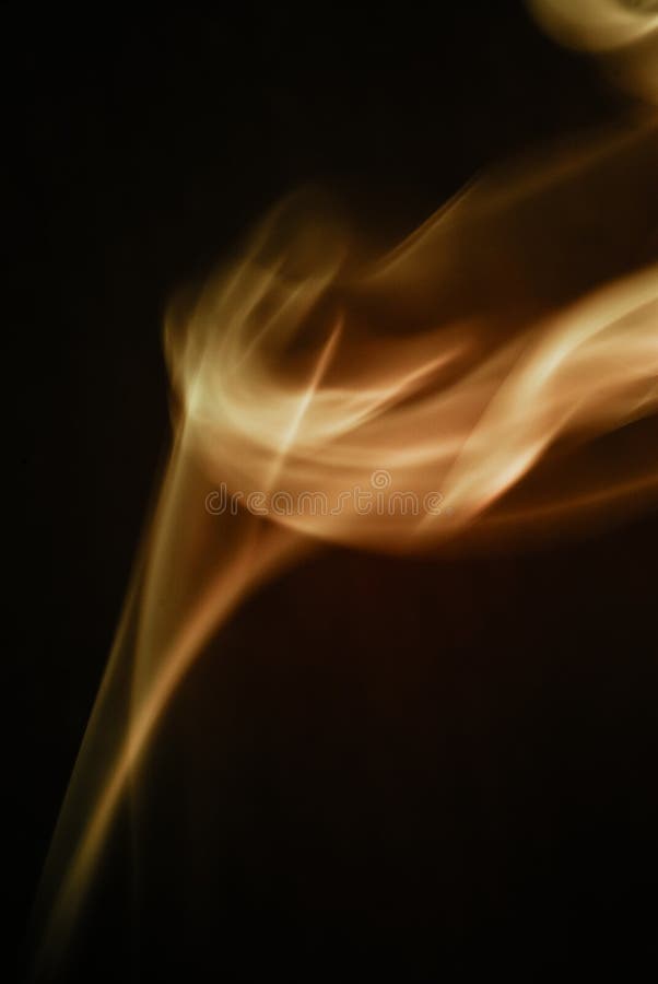 Orange smoke abstract royalty free stock photography