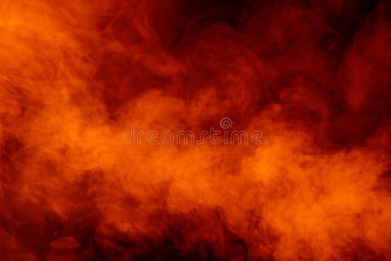 orange smoke background