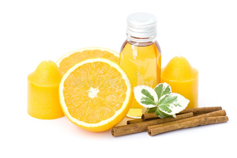 Relaxing orange spa stock image. Image of beauty, beautiful 16837897