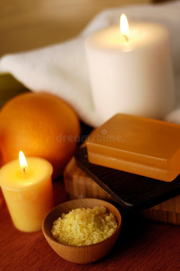Orange spa stock photo. Image of natural, apothecary, fragrance 553608
