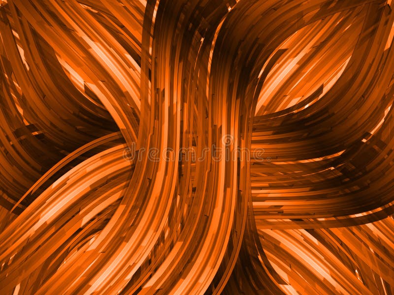 Orange spaghetti