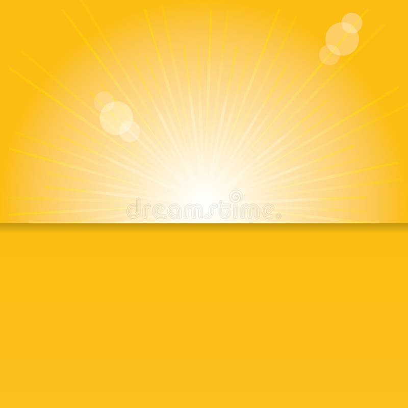 Orange sunburst summer.