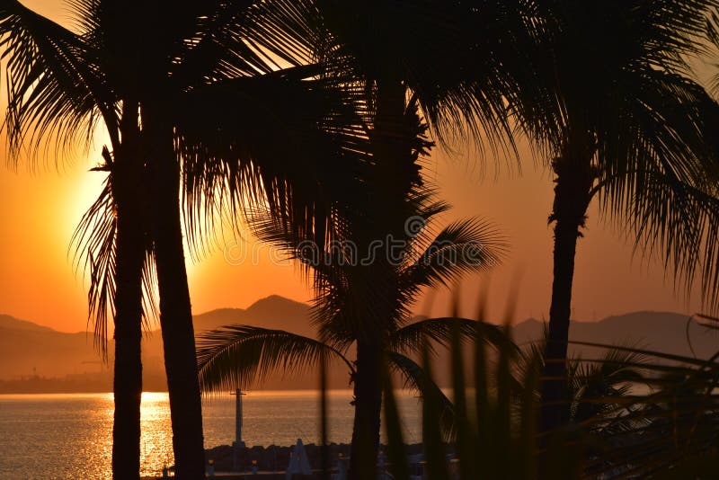 A dramatic sunrise at Las Hadas Resort in Manzanillo, Colima, Mexico. A dramatic sunrise at Las Hadas Resort in Manzanillo, Colima, Mexico.