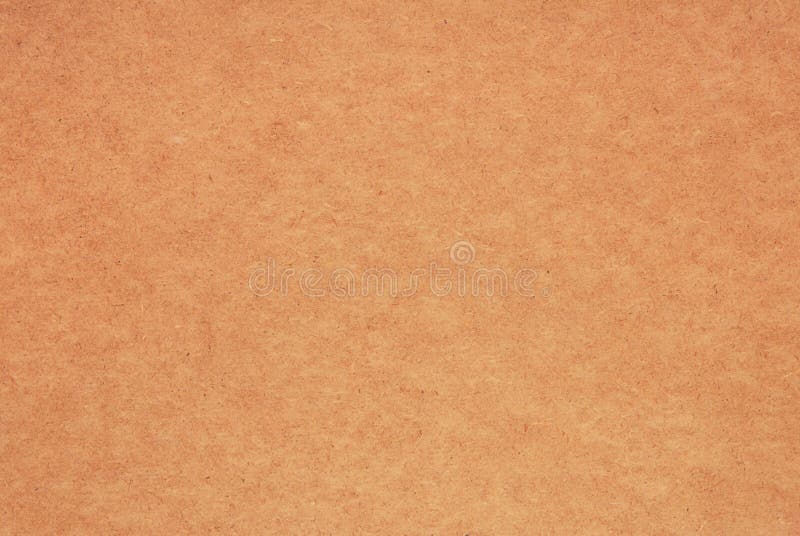 Orange Textured Paper Background, Light Brown Pasteboard Surface Stock