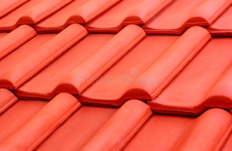 Orange tile roof