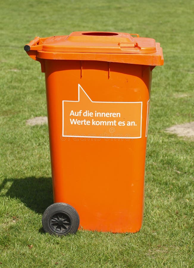 Green Trash Can stock image. Image of street, waste, public 95065225