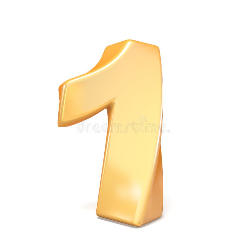 Number 1 Orange 3d Stock Illustrations – 401 Number 1 Orange 3d Stock