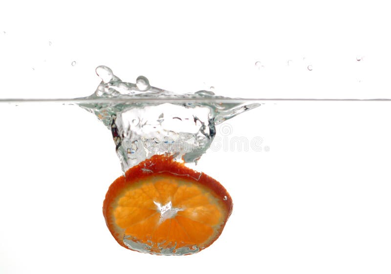 Orange in water 6