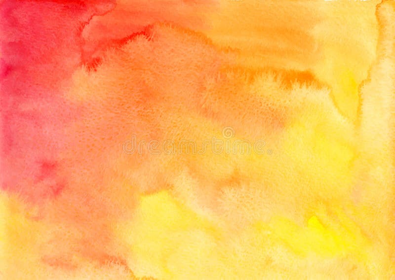 Orange watercolor vector background