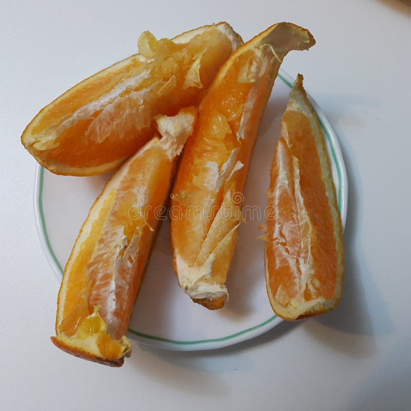 Orange Wedges stock image. Image of orange, wedge, nutritious - 3359279