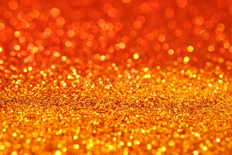 Yellow Orange Glitter Background with Stars Stock Image - Image of bokeh,  stars: 231279687