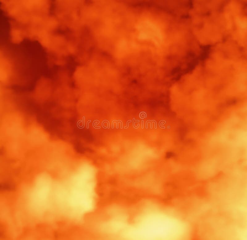 orange smoke background