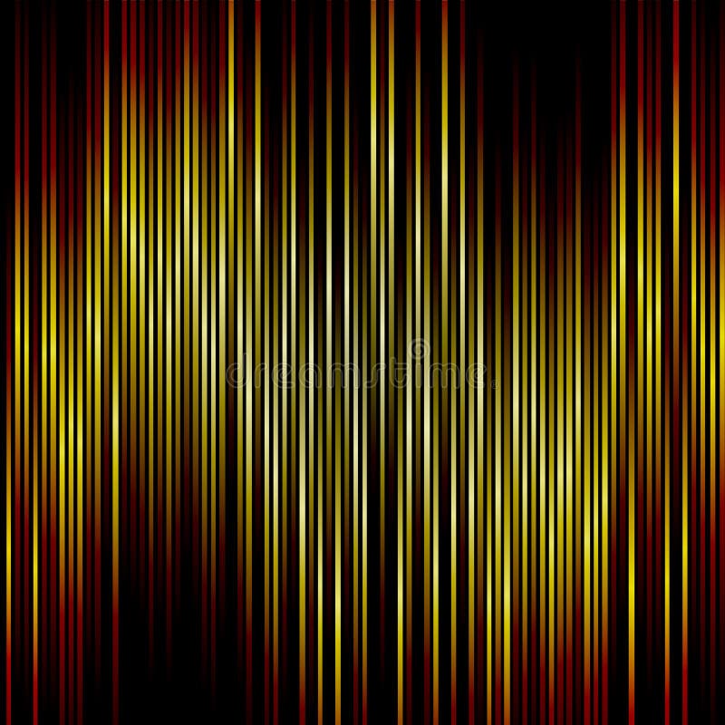 Orange and yellow stripes royalty free illustration