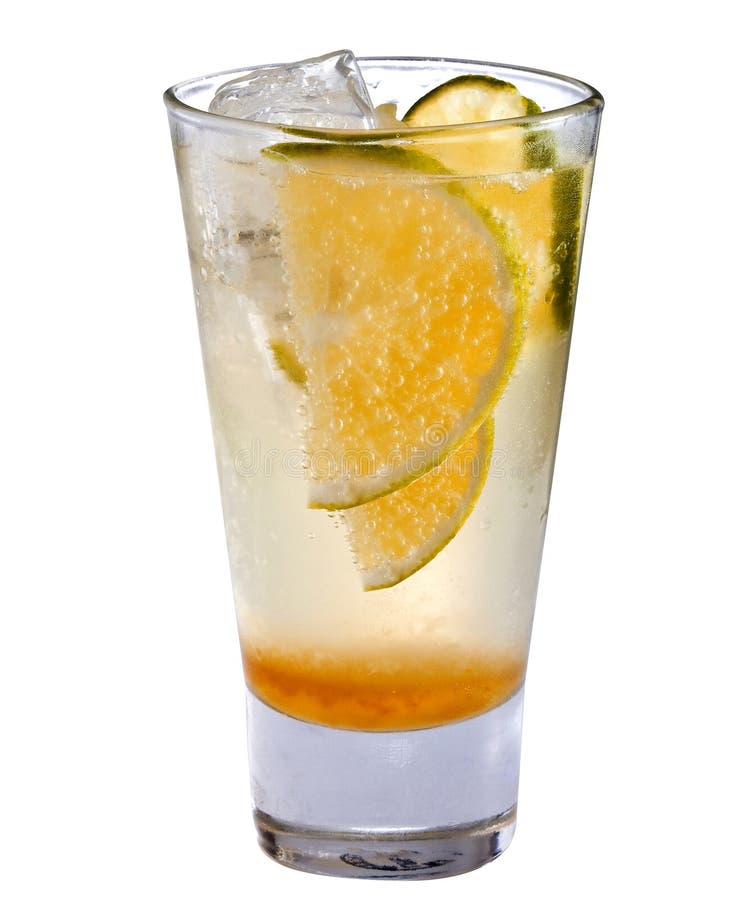 Orangeade with ice