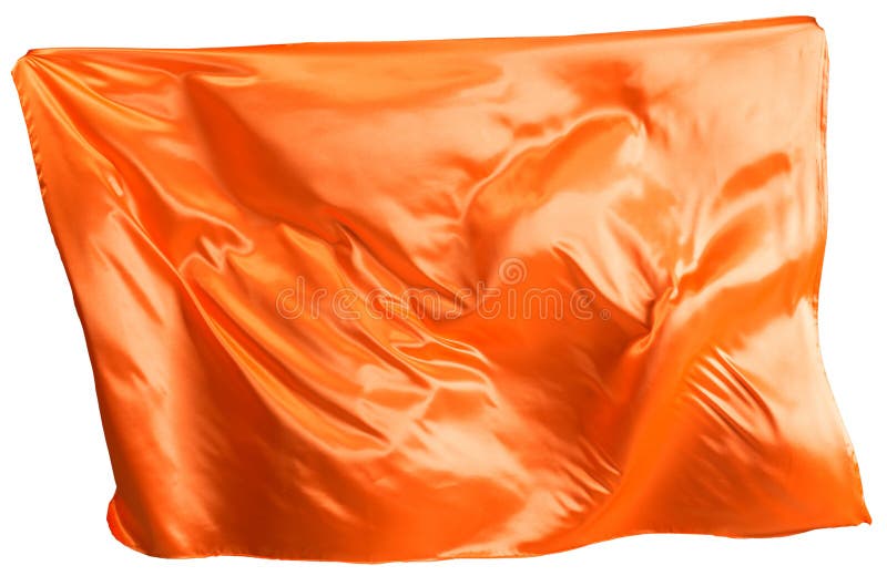 Orangefarbene Stoffflutter lizenzfreie stockfotos