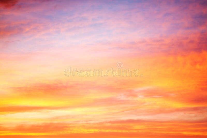 Orangel landscape with sky, clouds and sunrise stock photography Orangel landscape with sky, clouds and sunrise stock photography