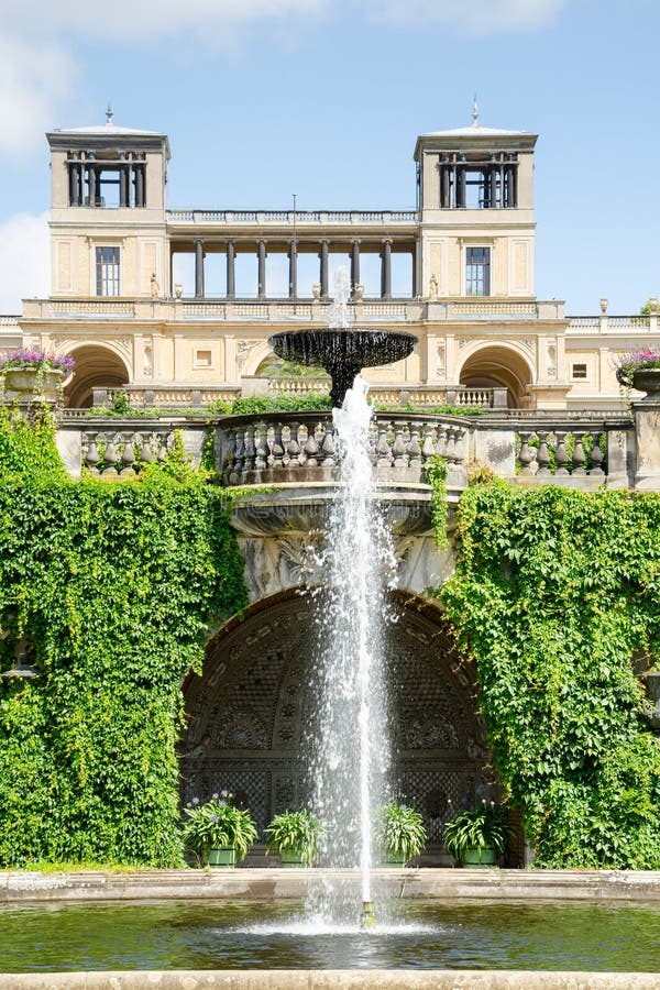 The Orangery Palace in Park Sanssouci, Potsdam, Germany royalty free stock photos The Orangery Palace in Park Sanssouci, Potsdam, Germany royalty free stock photos