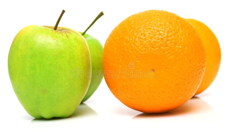 Oranges and apples