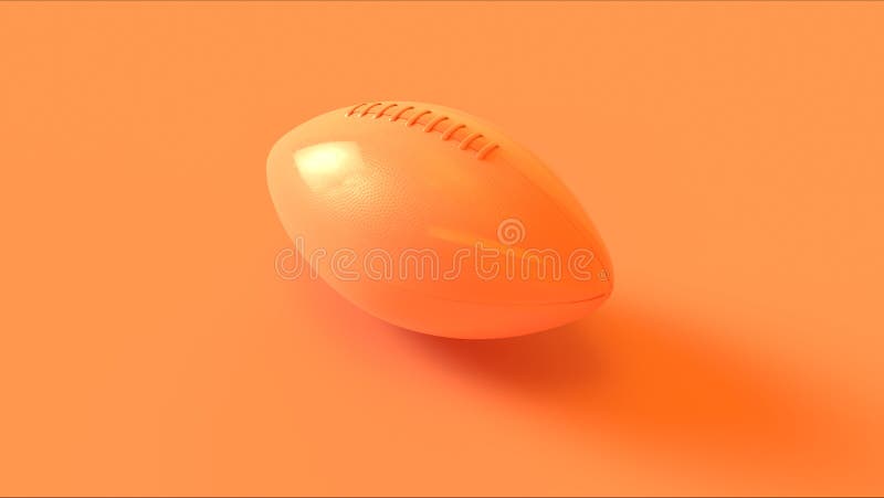 Oranje Amerikaanse voetbal royalty-vrije illustratie Oranje Amerikaanse voetbal royalty-vrije illustratie