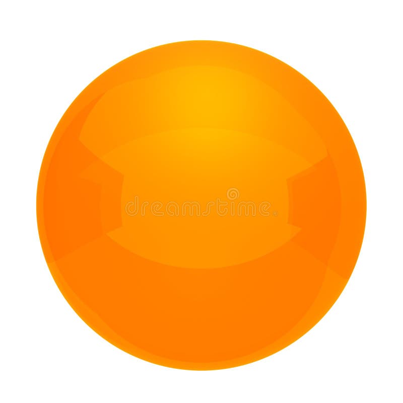 Oranje bal vector illustratie Oranje bal vector illustratie