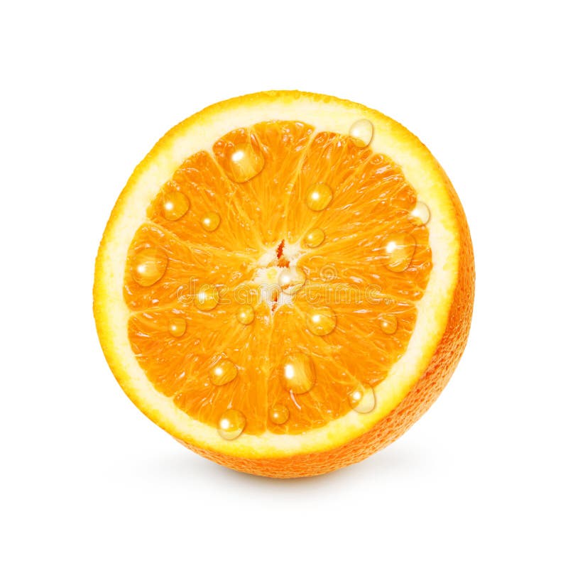 Oranje fruit met waterdalingen royalty-vrije stock fotografie Oranje fruit met waterdalingen royalty-vrije stock fotografie