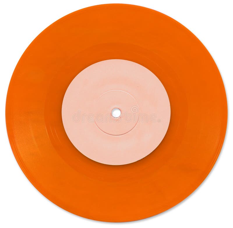 Oranje Vinyl Enig van 7 duim