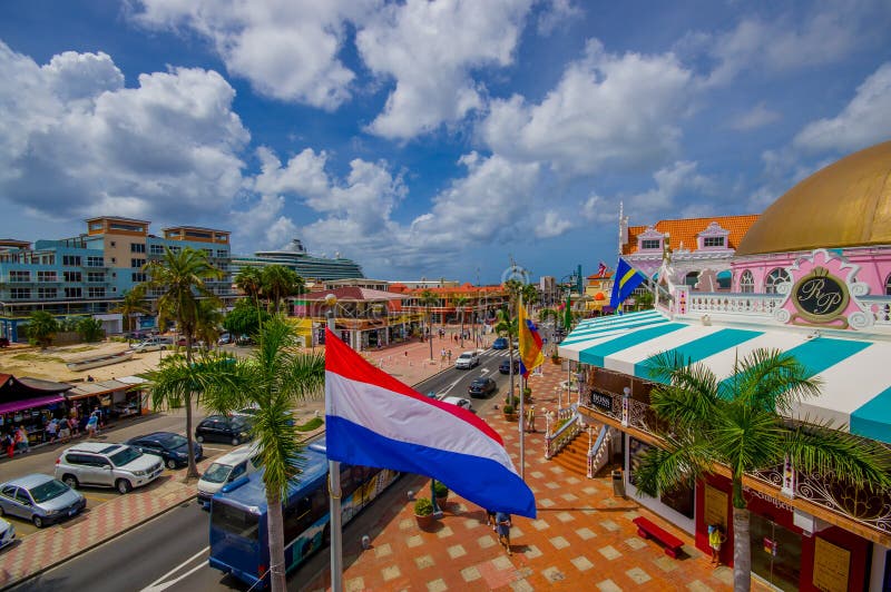 ORANJESTAD, ARUBA - NOVEMBER 05, 2015: Port used