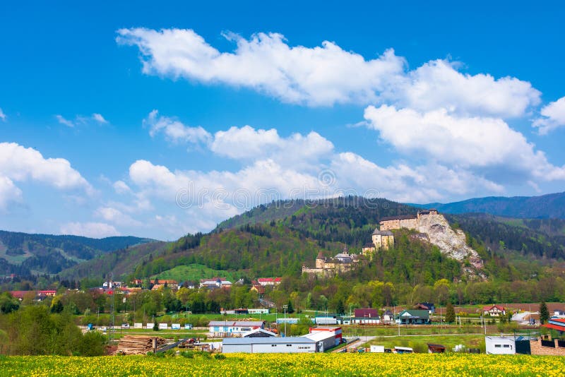 Oravský hrad na slovensku.