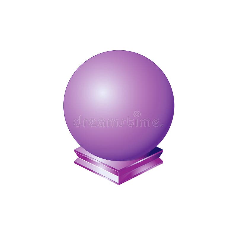 Orb van de gebied purpere ronde bal geometrische vorm basiscirkel, stevig cijfer eenvoudig minimalistic enig glanzend leeg pictog royalty-vrije illustratie Orb van de gebied purpere ronde bal geometrische vorm basiscirkel, stevig cijfer eenvoudig minimalistic enig glanzend leeg pictog royalty-vrije illustratie