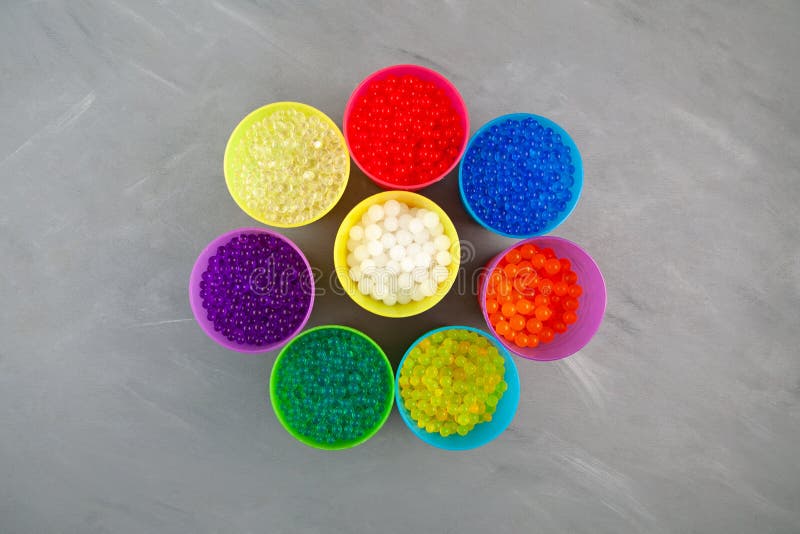 Orbeez Toy. Boules D'hydrogel Multicolore Ou Perles D'eau Dans Des