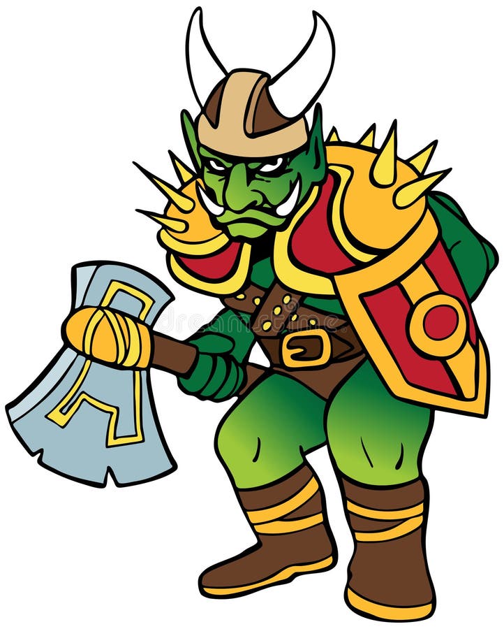 Orc illustrazione vettoriale Orc illustrazione vettoriale