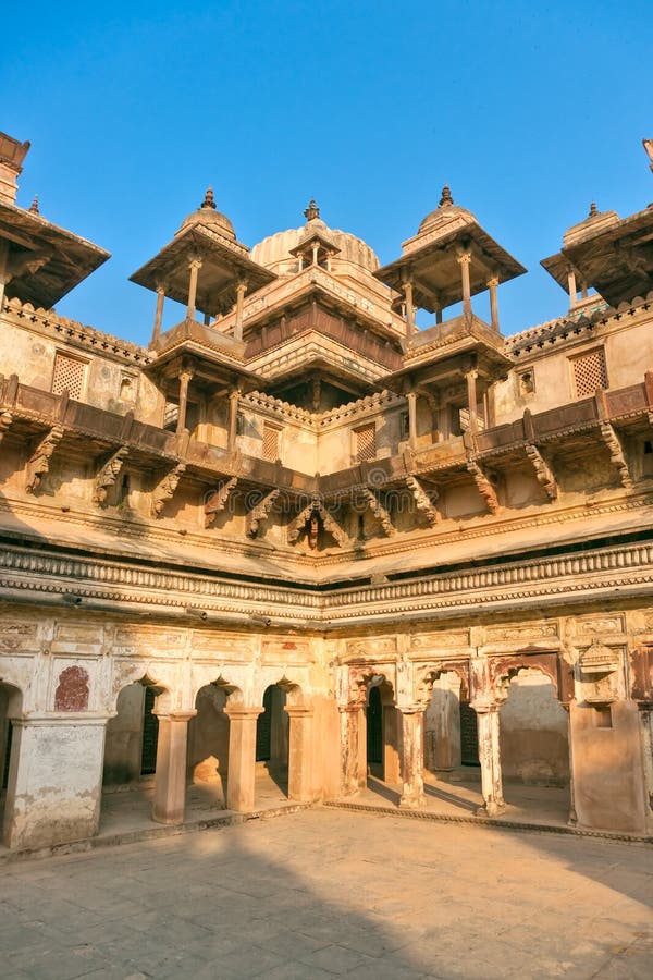 Orchha's Palace, India. royalty free stock images