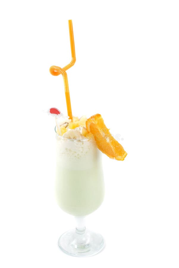 Ordenhe o cocktail de fruta imagens de stock Ordenhe o cocktail de fruta imagens de stock
