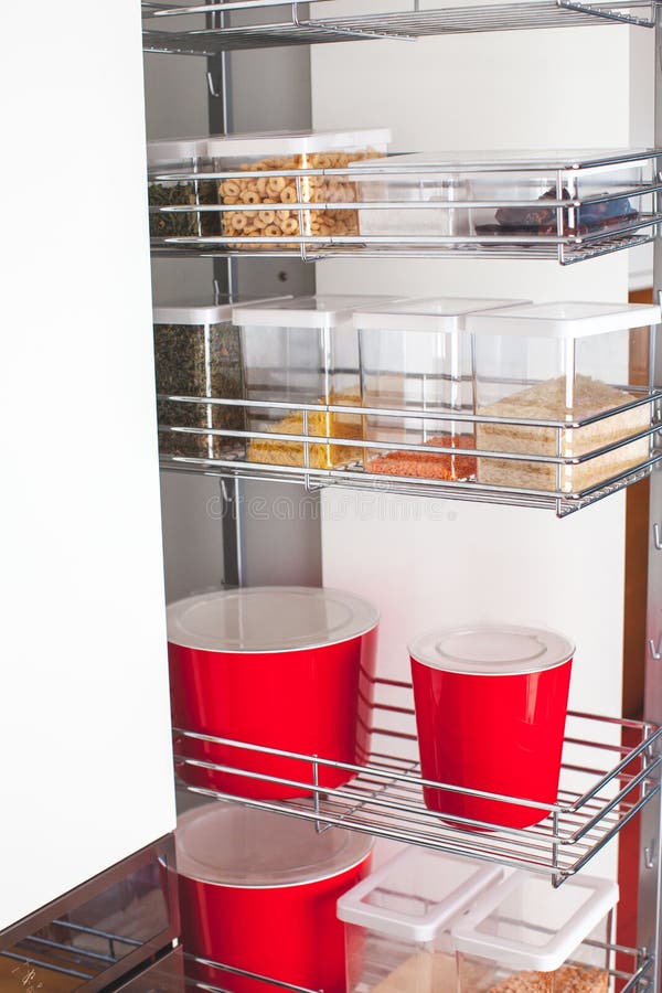Order in the Kitchen. Storage System. Stock Image Image of mariekondo