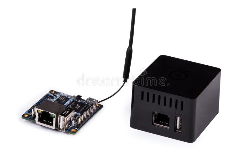 ordinateur de Simple-conseil Peut utiliser comme fond Pi orange zéro Ordinateur de source ouvert image libre de droits ordinateur de Simple-conseil Peut utiliser comme fond Pi orange zéro Ordinateur de source ouvert image libre de droits