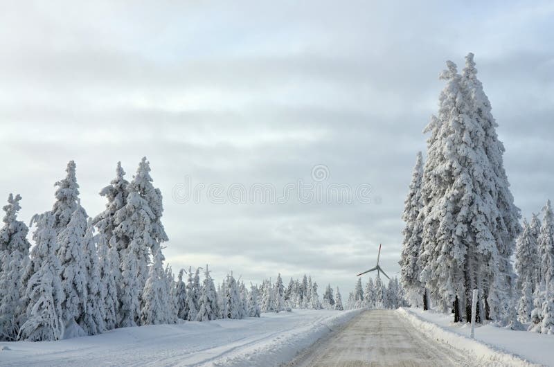 Ore Mountains in winter Czech republic stock photography Ore Mountains in winter Czech republic stock photography
