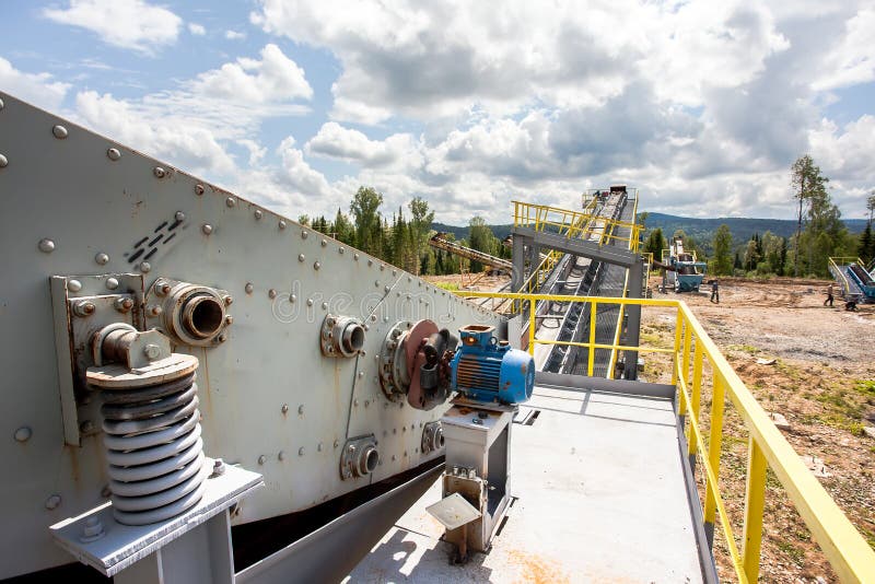 Ore transport stock photo. Image of machinery, geology 62681862