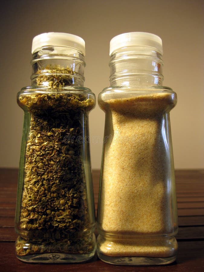 Oregano and garlic