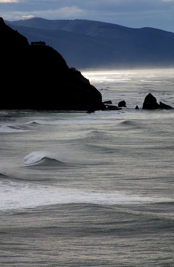 Landscape of the Oregon coast in the United States