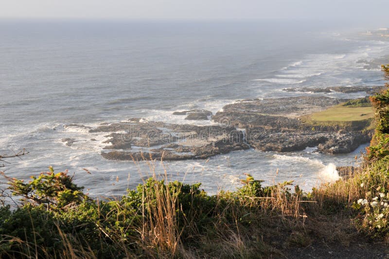 Cliffs off Oregon Coast Highway